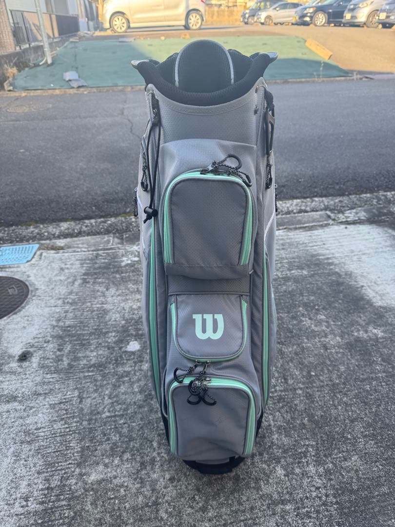 値下げ 中古Wilsonウィルソンキャディバッグ 9.5型 14分割 1.6kg