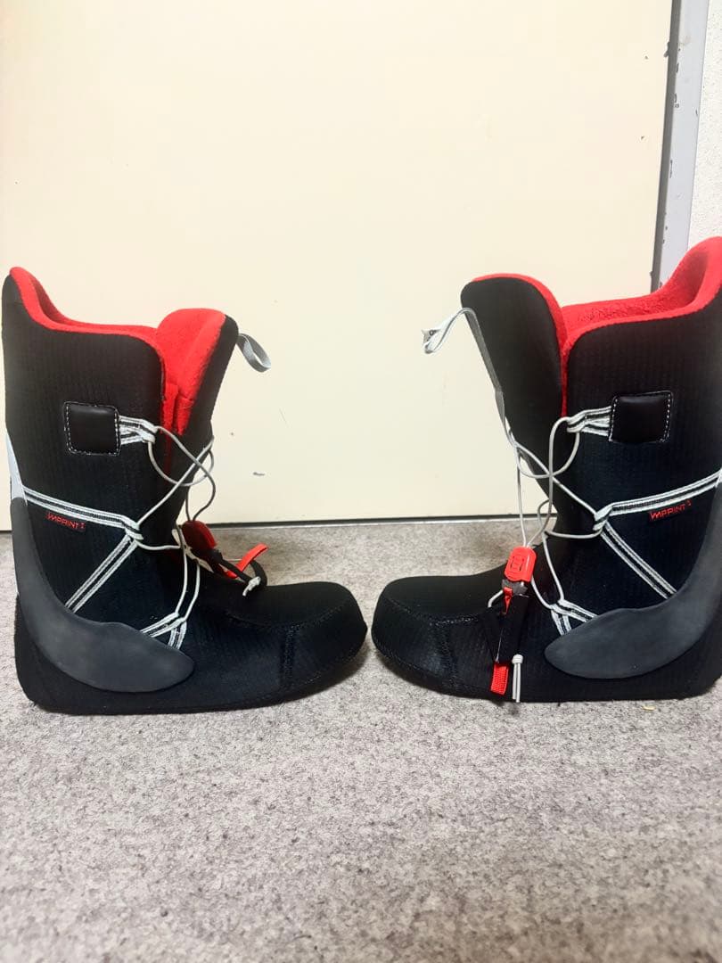 BURTON HIGHLINE BOA スノーボードブーツ グレー/レッド