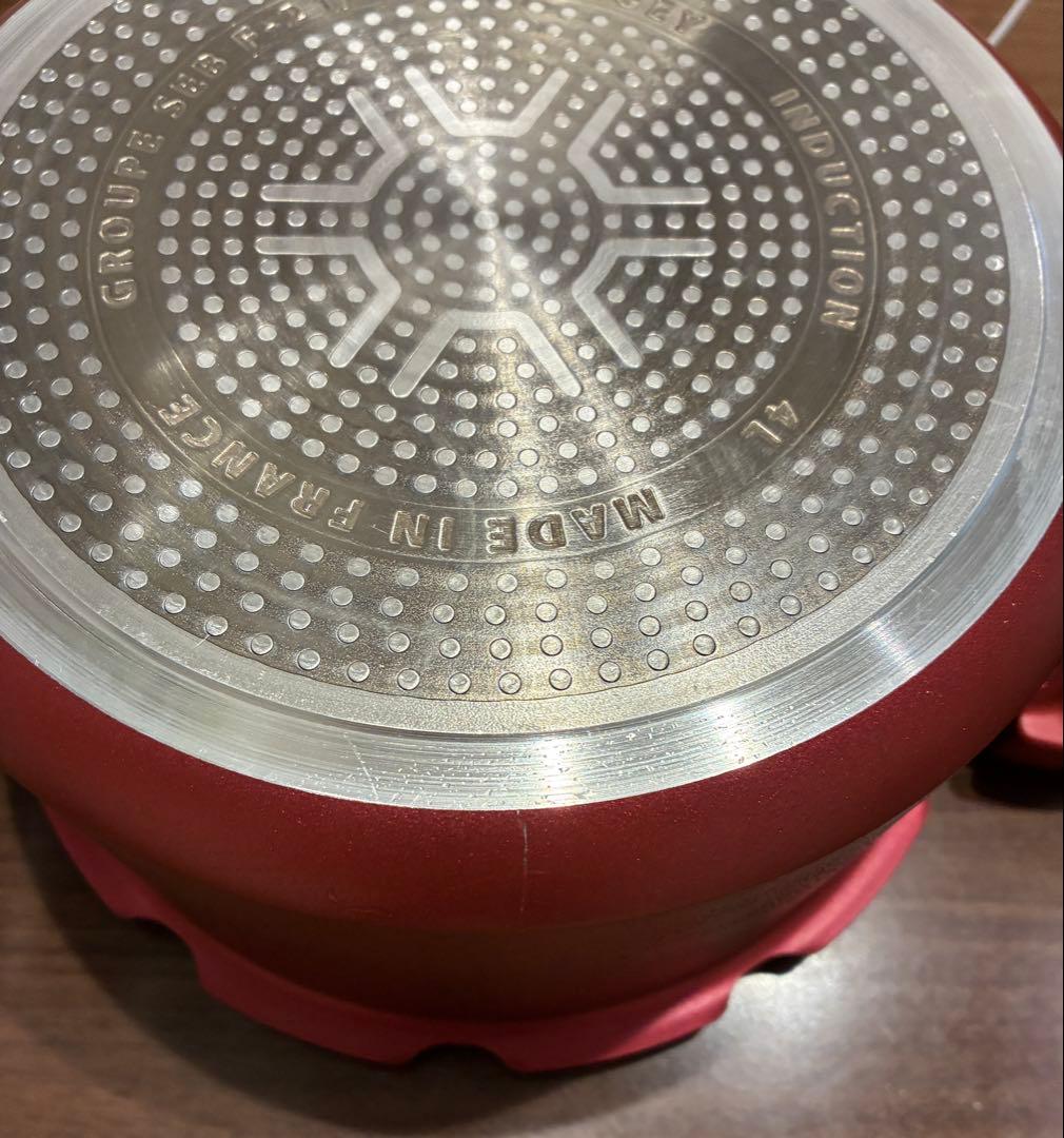 T-fal ClipsoMinut 圧力鍋 赤・シルバー