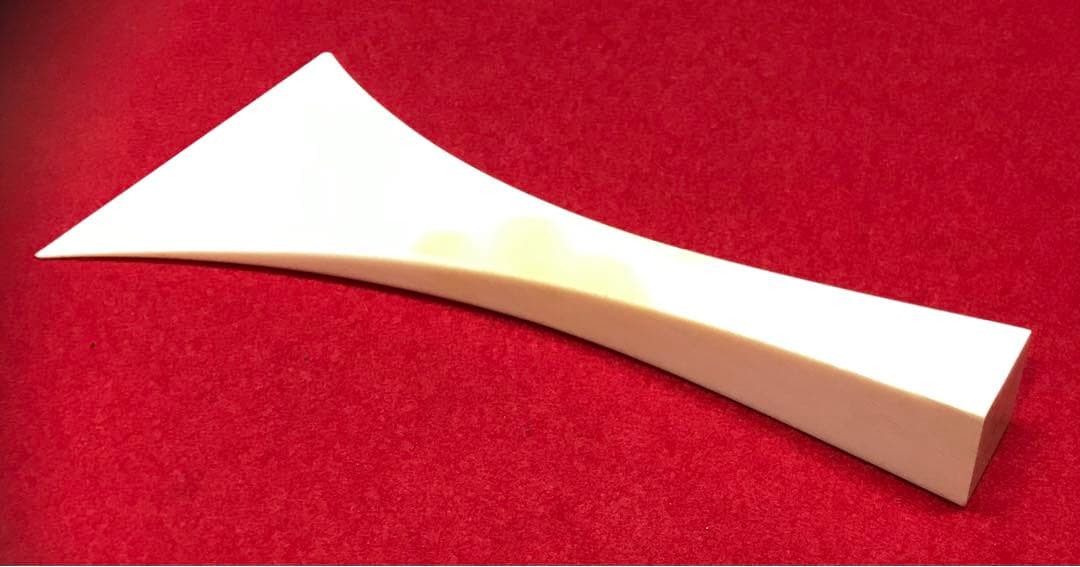 三味線撥122天然素材マンモス/三味線/弦楽器/バチ