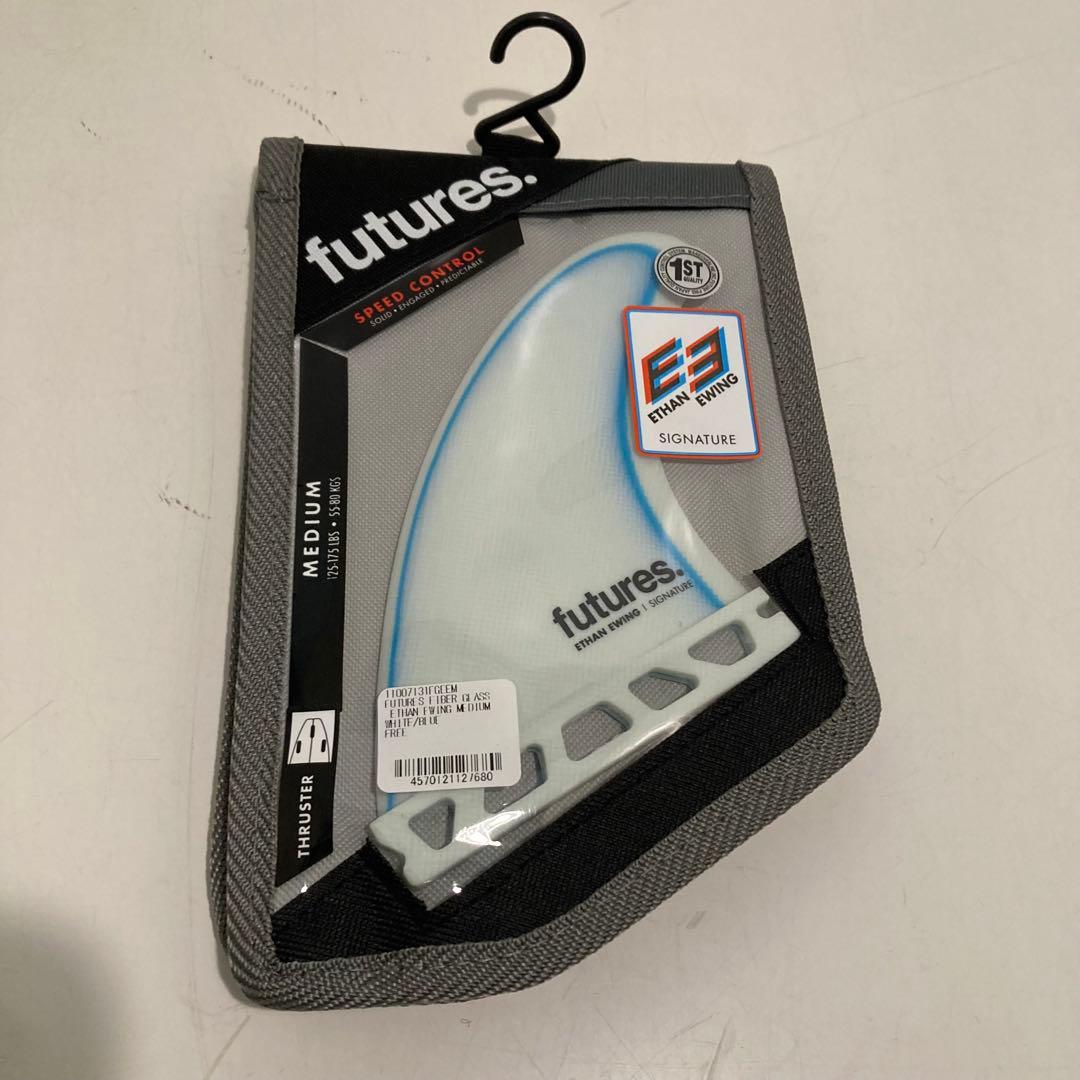 新品 フューチャー フィン サーフィン イーサン ユーイング エム M ブルー