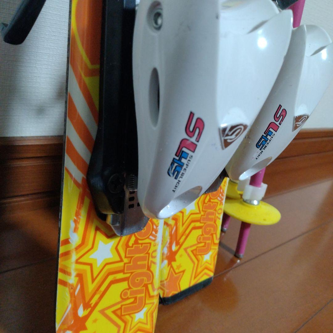 スキー板三点セット　幼児　70cm