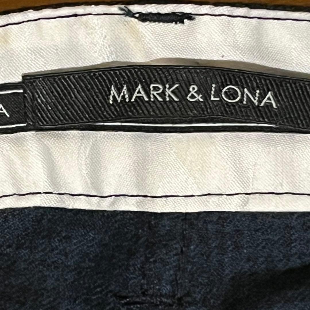 MARK&LONA スカル刺繍 ゴルフパンツ M ネイビー 未使用