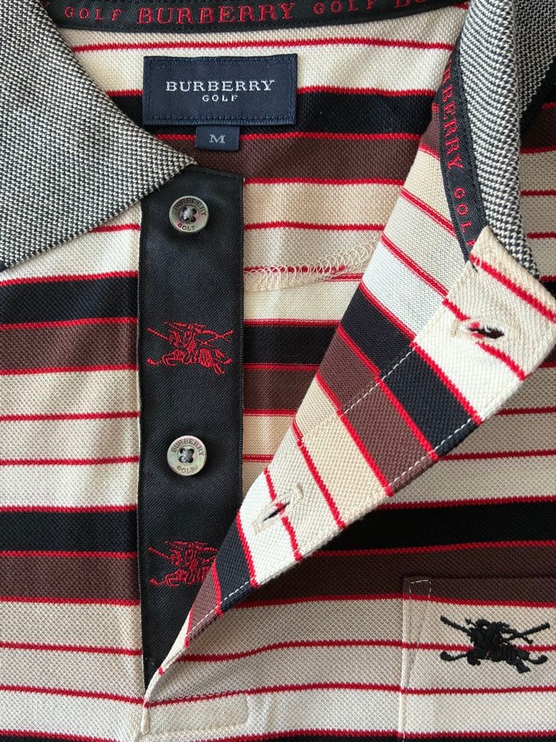 美品 BURBERRY GOLF バーバリーゴルフ ポロシャツ M