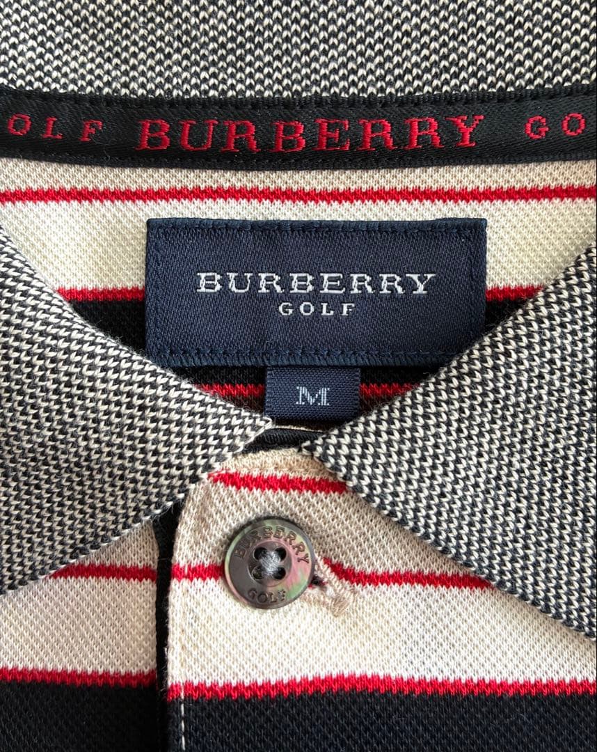美品 BURBERRY GOLF バーバリーゴルフ ポロシャツ M