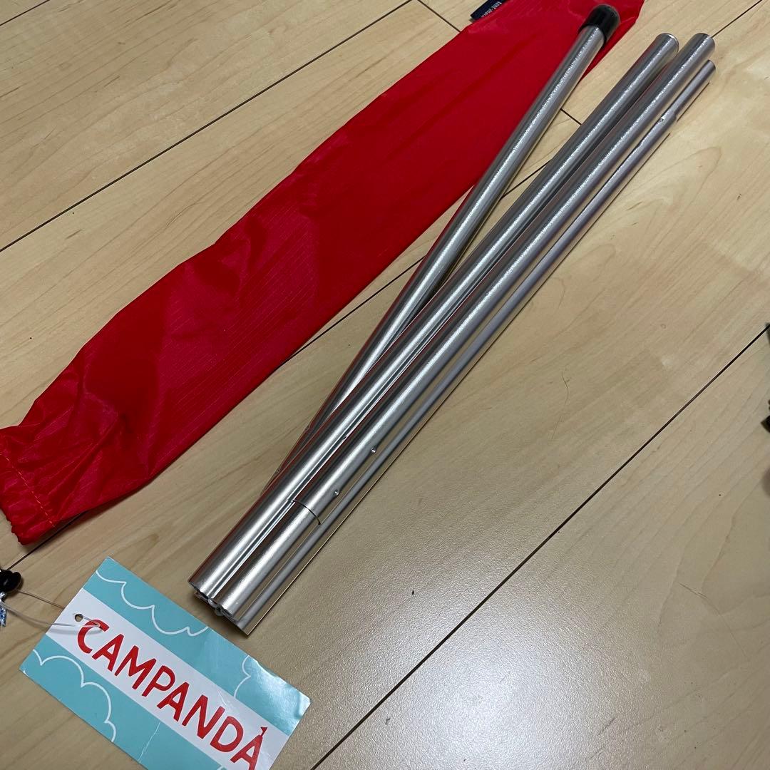 テンマクデザイン tentmarkdesign campanda 赤