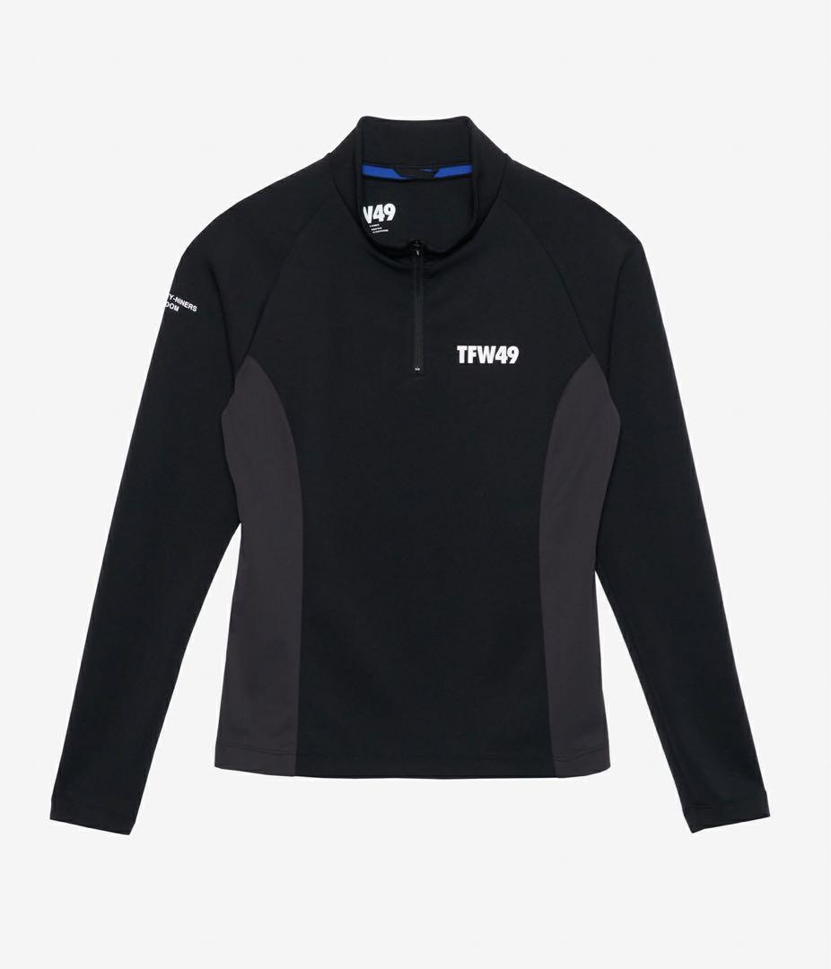 TFW49 MOCK NECK HALF ZIP サイズS ブラック　未使用