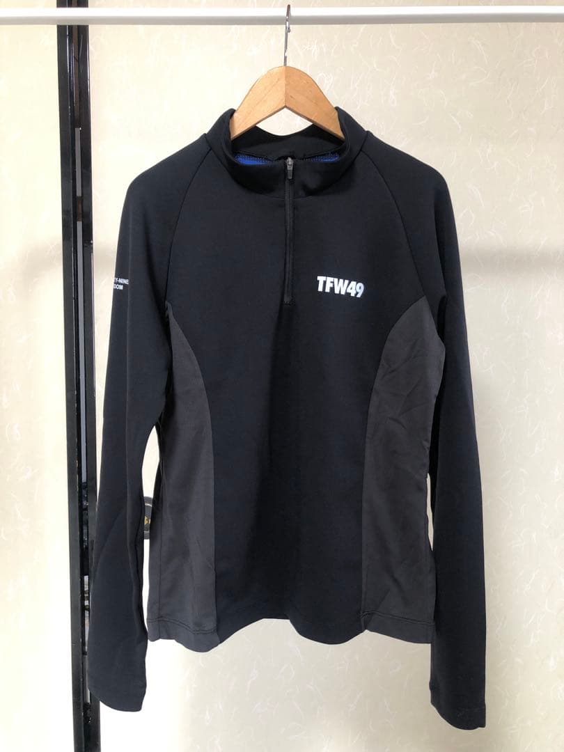 TFW49 MOCK NECK HALF ZIP サイズS ブラック　未使用