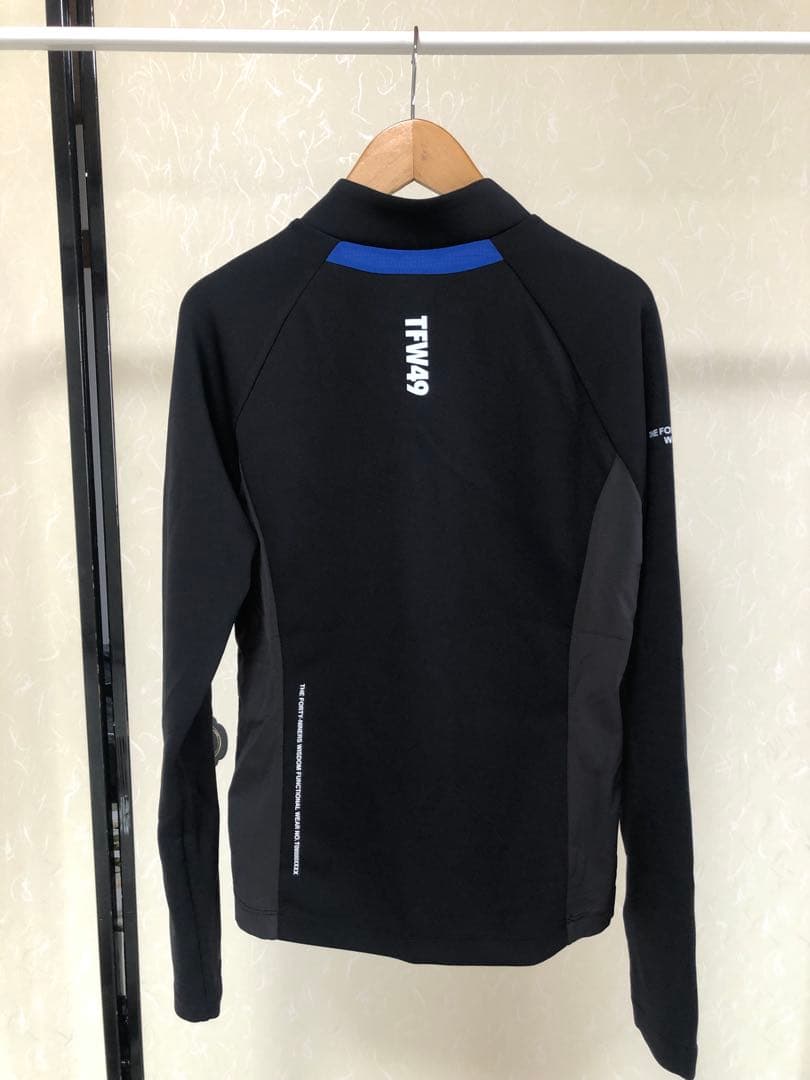 TFW49 MOCK NECK HALF ZIP サイズS ブラック　未使用