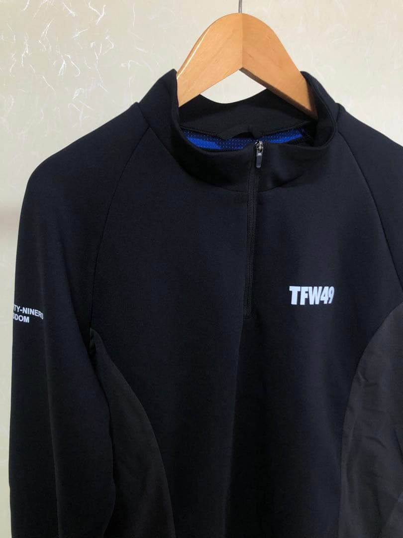 TFW49 MOCK NECK HALF ZIP サイズS ブラック　未使用