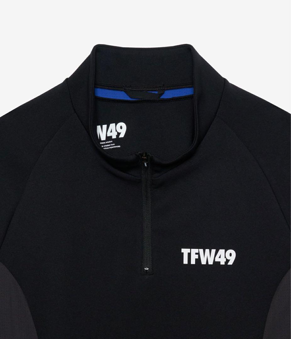 TFW49 MOCK NECK HALF ZIP サイズS ブラック　未使用