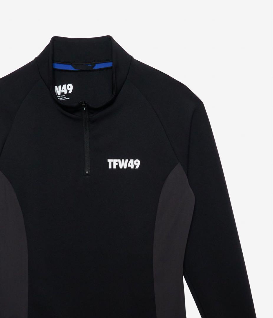 TFW49 MOCK NECK HALF ZIP サイズS ブラック　未使用