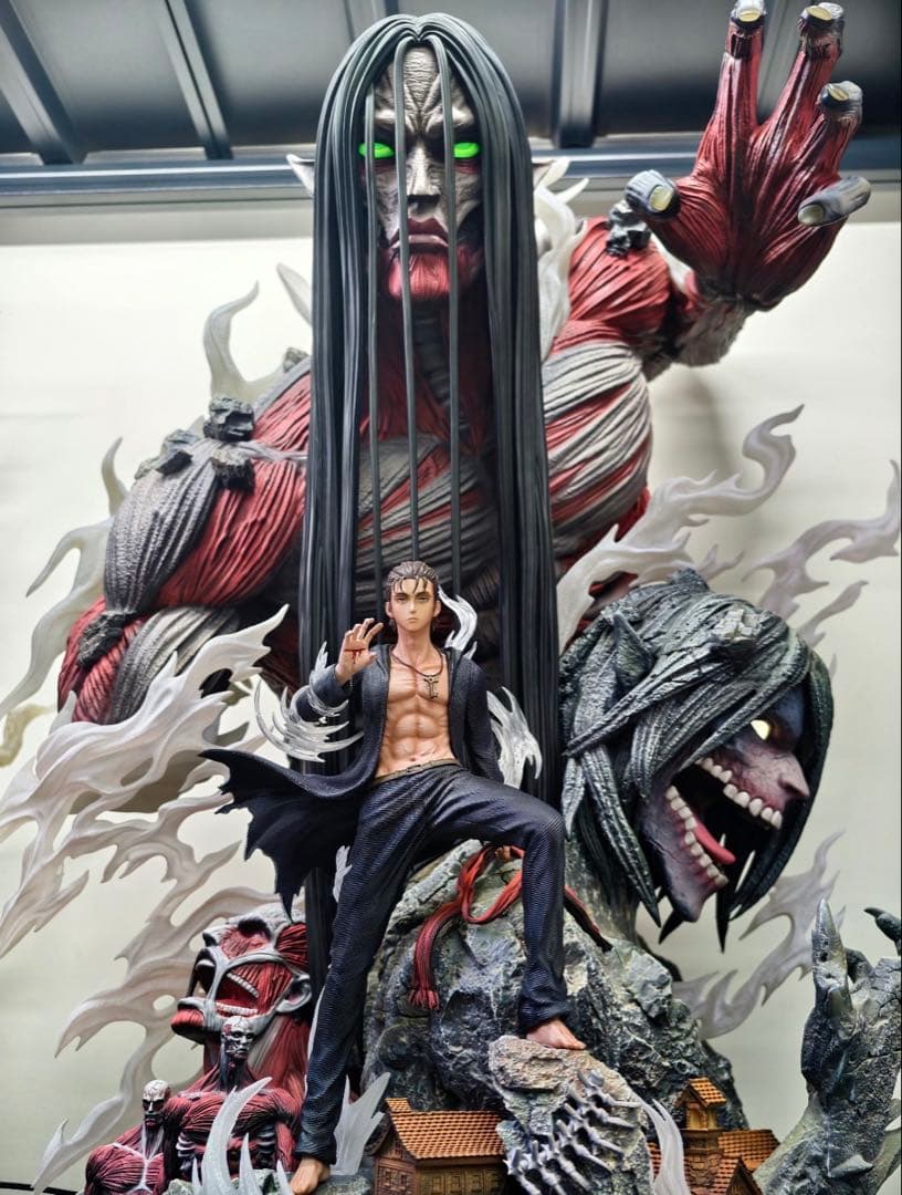 進撃の巨人 ⑧ エレン·イェーガー ガレージキット ガレキ スタチュー