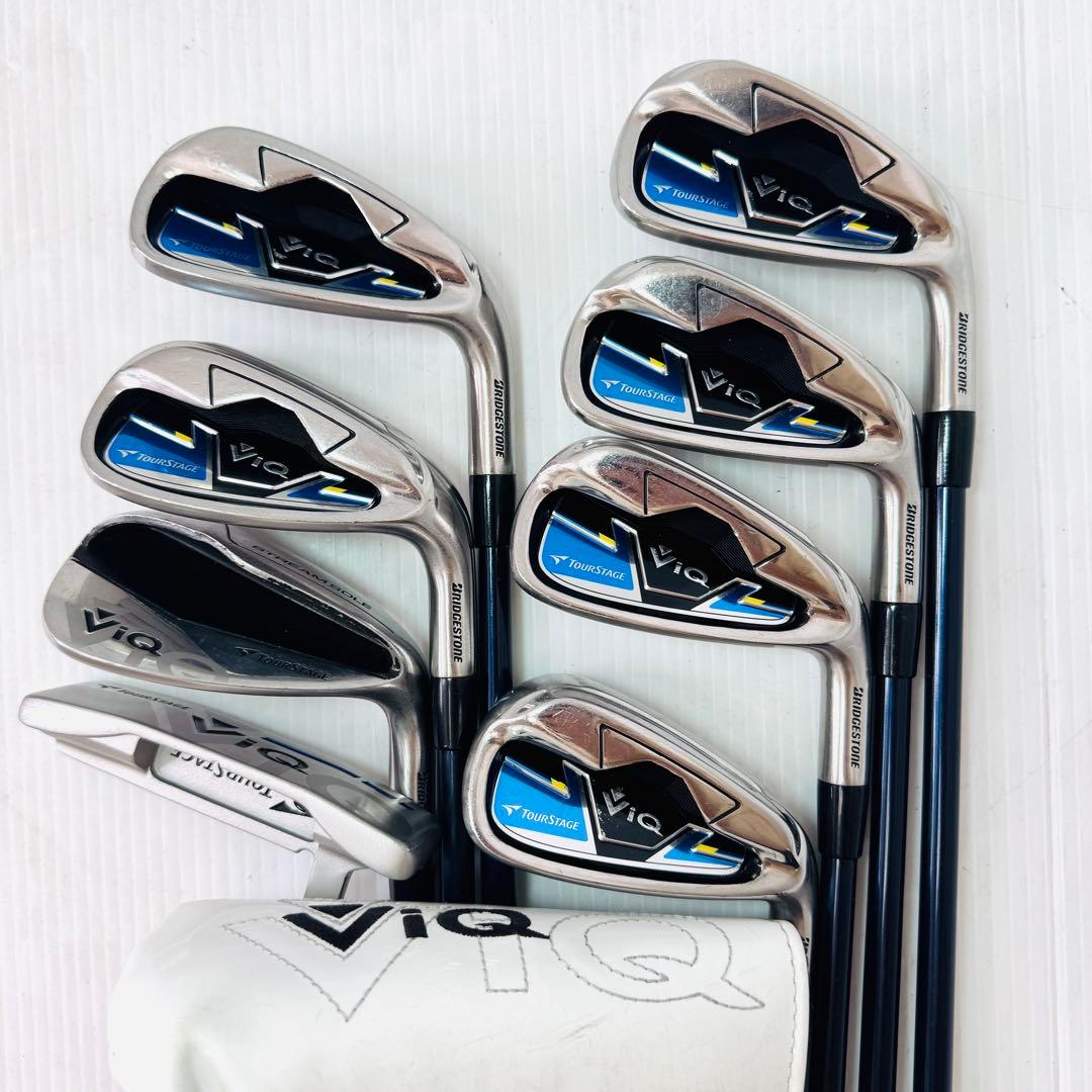 【美品】超豪華　ツアーステージ ViQ　ブリヂストン　メンズ ゴルフ　セット