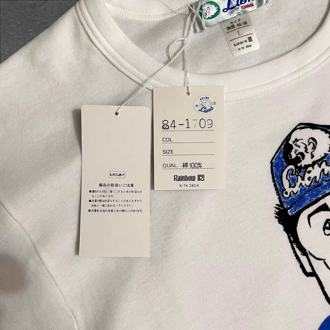 ◎注目度抜群/40年以上保管品◎★西武ライオンズ　土井正博★半袖　Tシャツ★M★