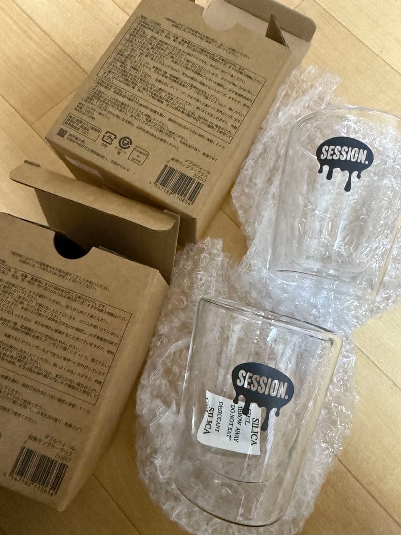 【限定品】SESSION. 耐熱タンブラーグラス 2個