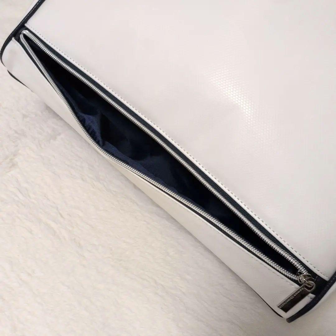 美品♡トミーヒルフィガーゴルフ ロッカーバック レザー エナメル トートバッグ