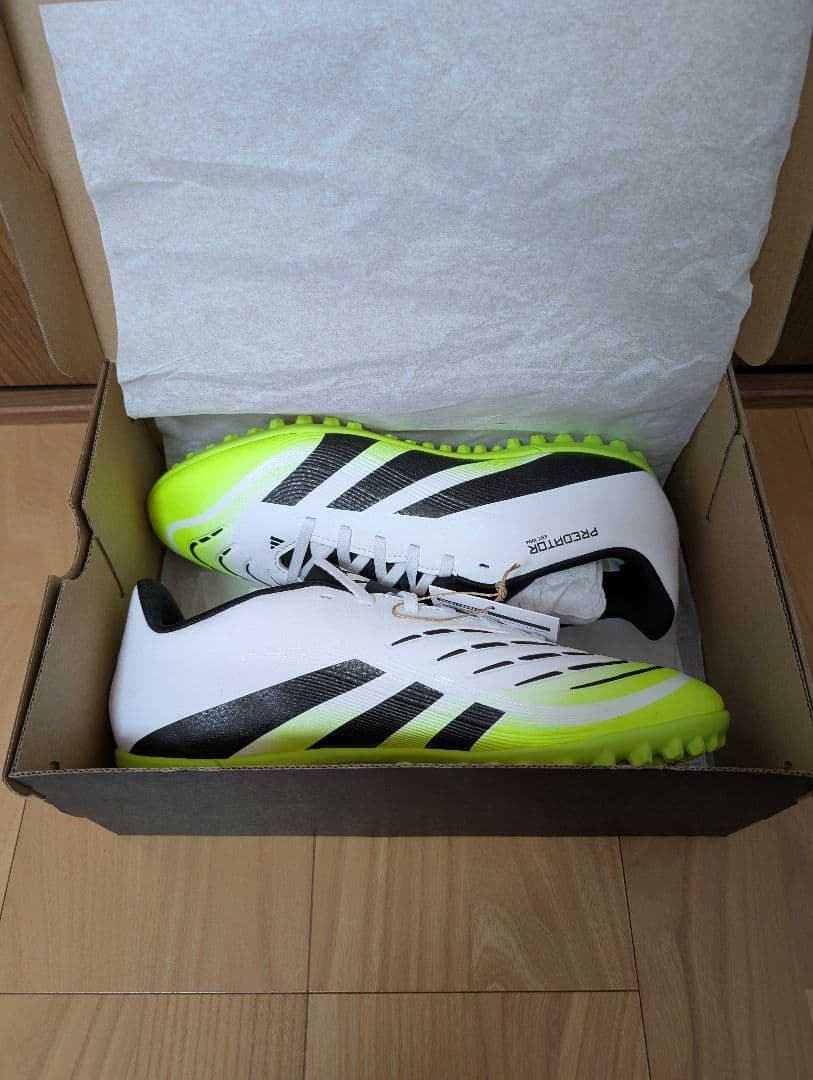 adidas PREDATOR サッカー トレシュー ホワイト/イエロー