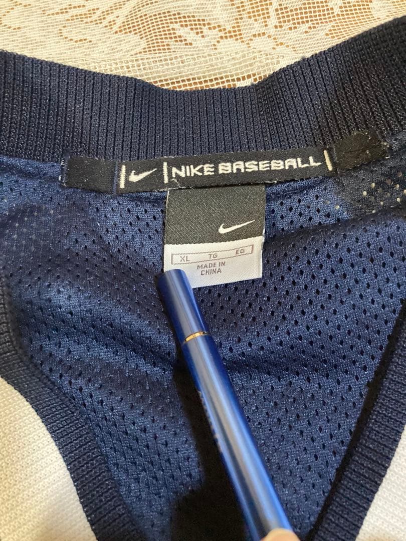 NIKE ナイキ　プルオーバーナイロンジャケット　ベースボール　XL ピステ