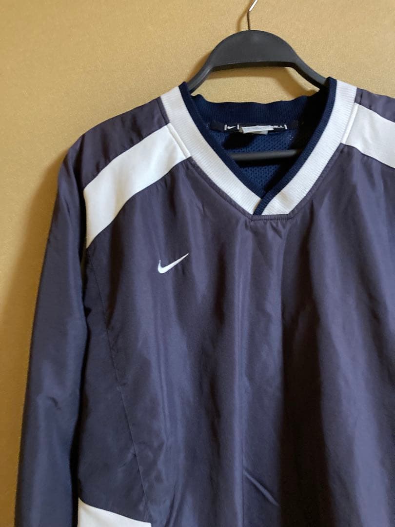 NIKE ナイキ　プルオーバーナイロンジャケット　ベースボール　XL ピステ