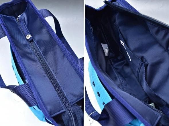 新品 and per se アンパスィ カートバッグ ラウンドバッグ 水色