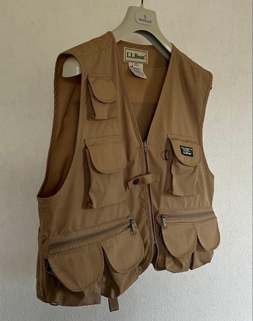 LL bean フィッシング ベスト 多機能 釣り 90s ビンテージ M
