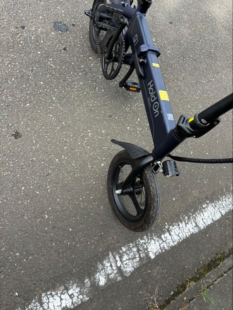 折りたたみ電動アシスト自転車　holdon Q1 14インチ