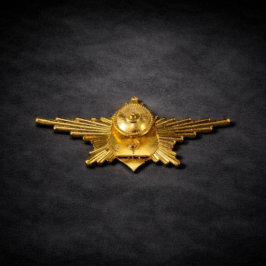 ロシア空挺軍 VDV 空挺兵 識別章 金色胸章 パラシュート徽章 実物系
