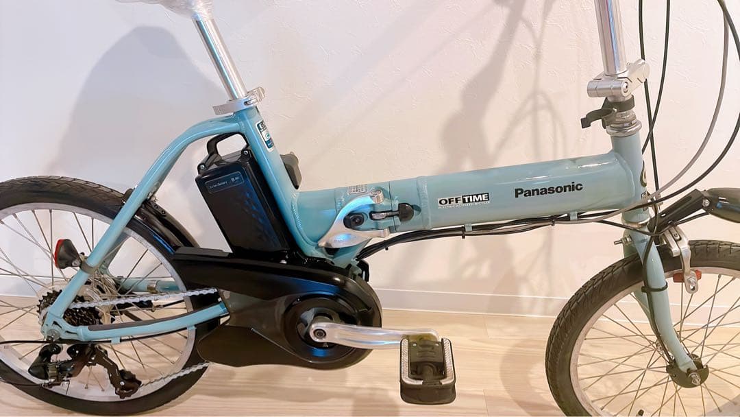 Panasonic OFF TIME 電動アシスト自転車 水色　ビタミン