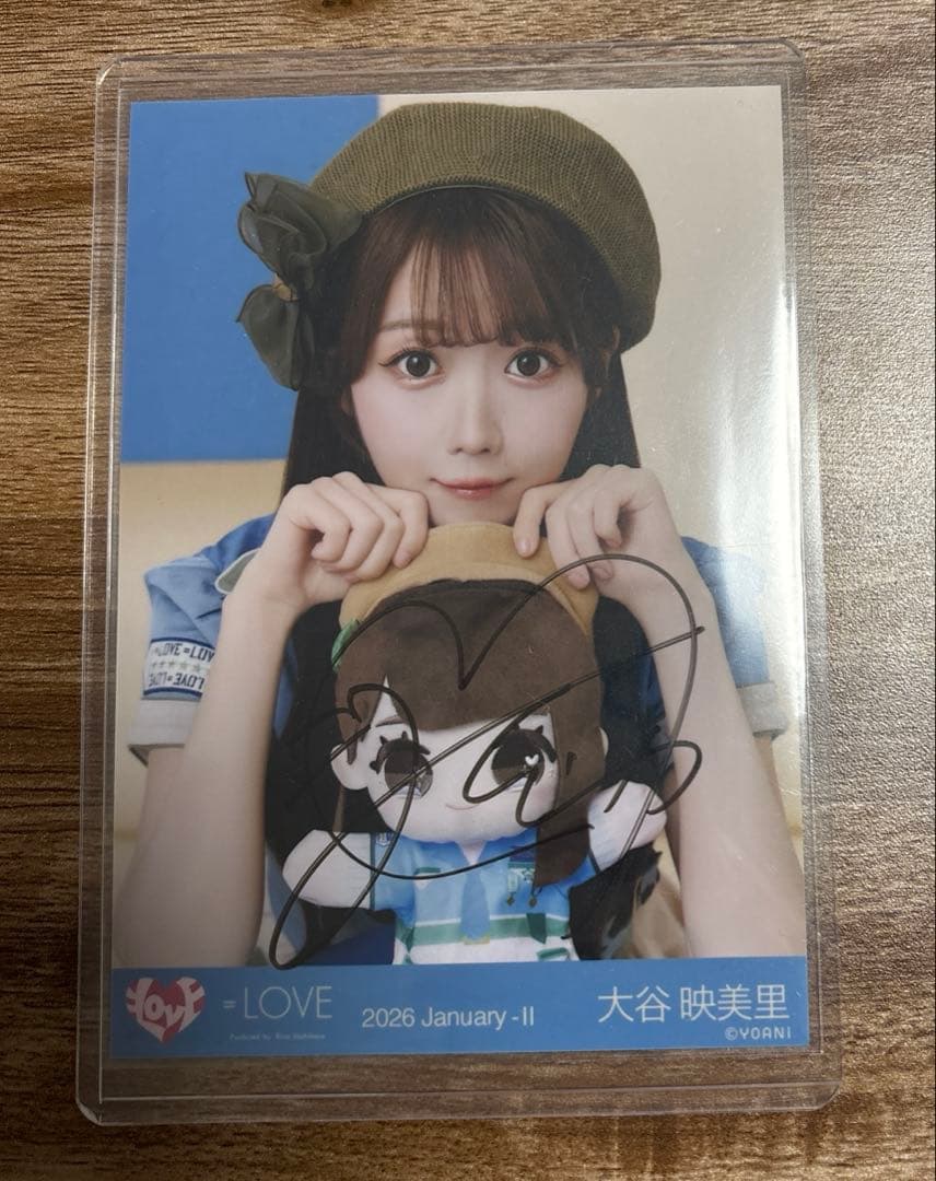 =LOVE 生写真 大谷映美里コンプ 直筆ヨリ モーリーファンタジーコラボ④