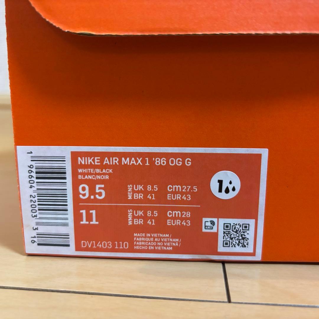 NIKE AIR MAX 1 86 OG G 27.5cm ゴルフ