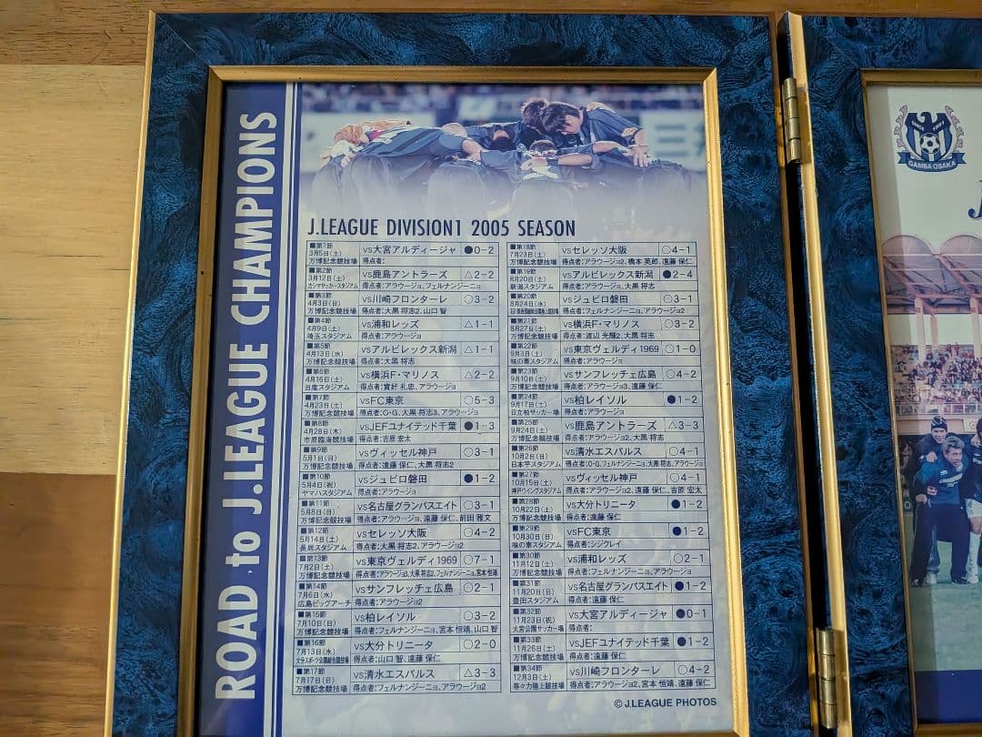 ガンバ大阪　2005年 J.LEAGUE CHAMPIONS 記念グッズ