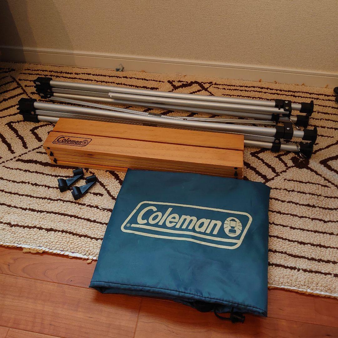 Coleman　コールマン　折りたたみ　テーブル　木製