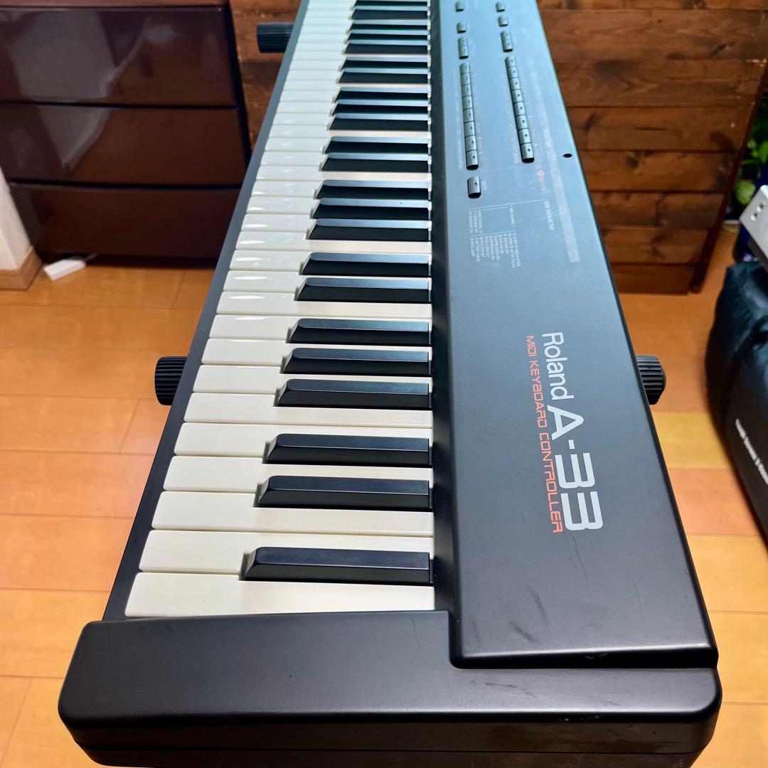 【希少・イタリア製】Roland A-33 MIDIキーボード 76鍵盤