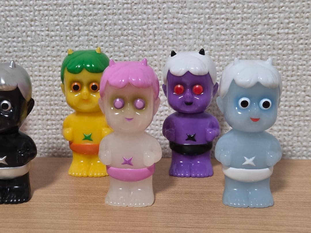 BLACK PEARLS mini HAPY ソフビ 8種セット ☆ ガチャ