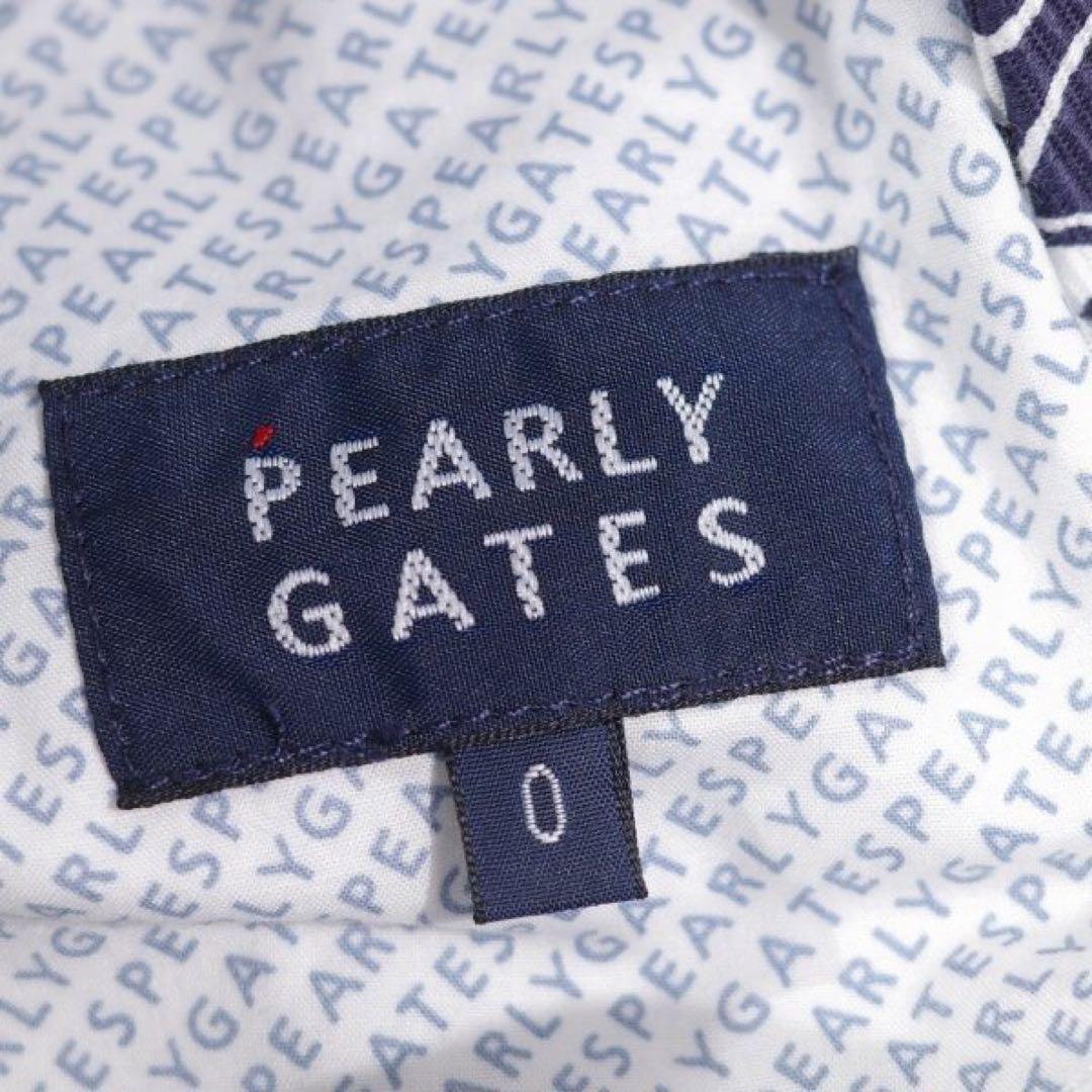 【PEARLY GATES】ロゴ ストレッチロングパンツ グログランPG 0番S