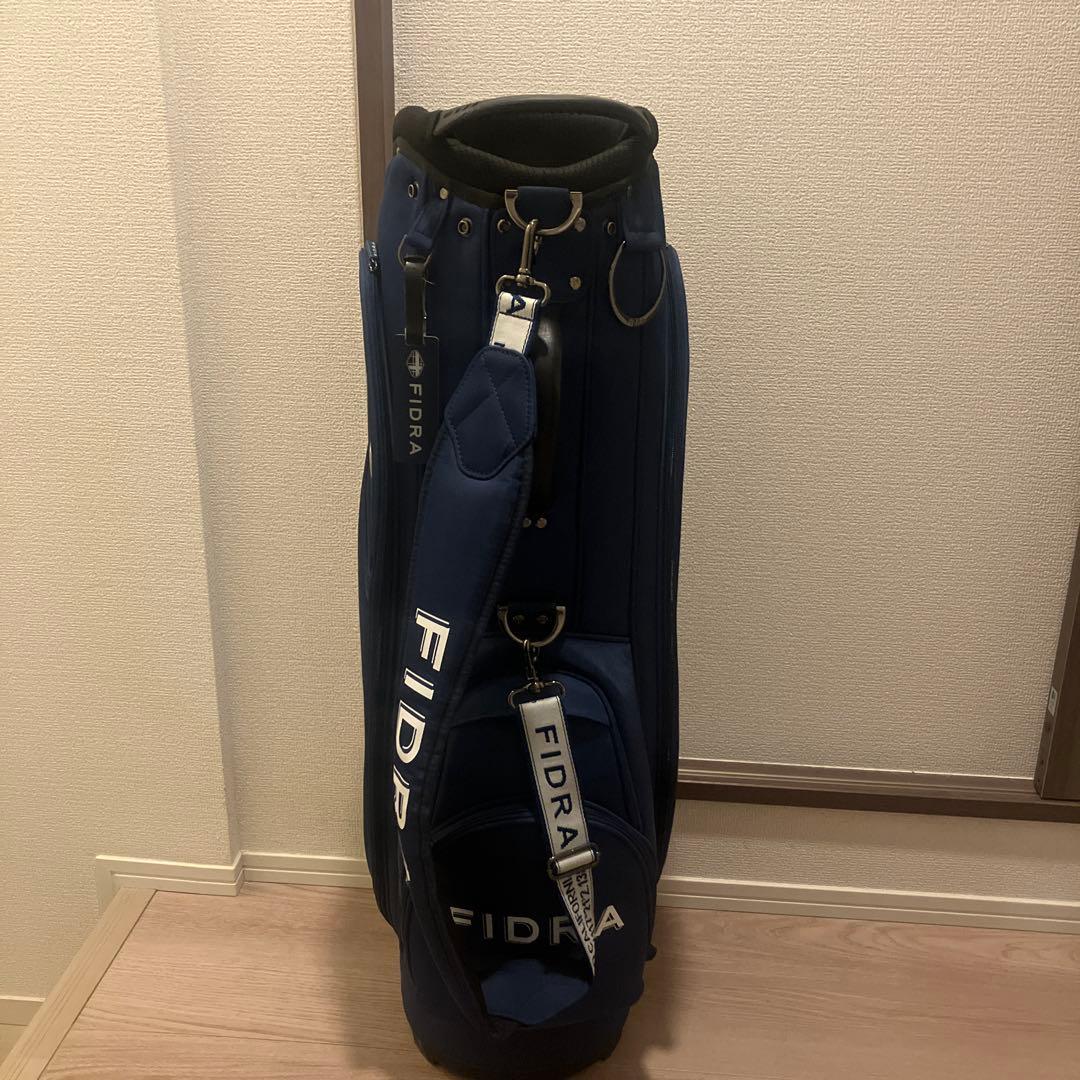 フィドラキャディバッグ　自立式　ブルー