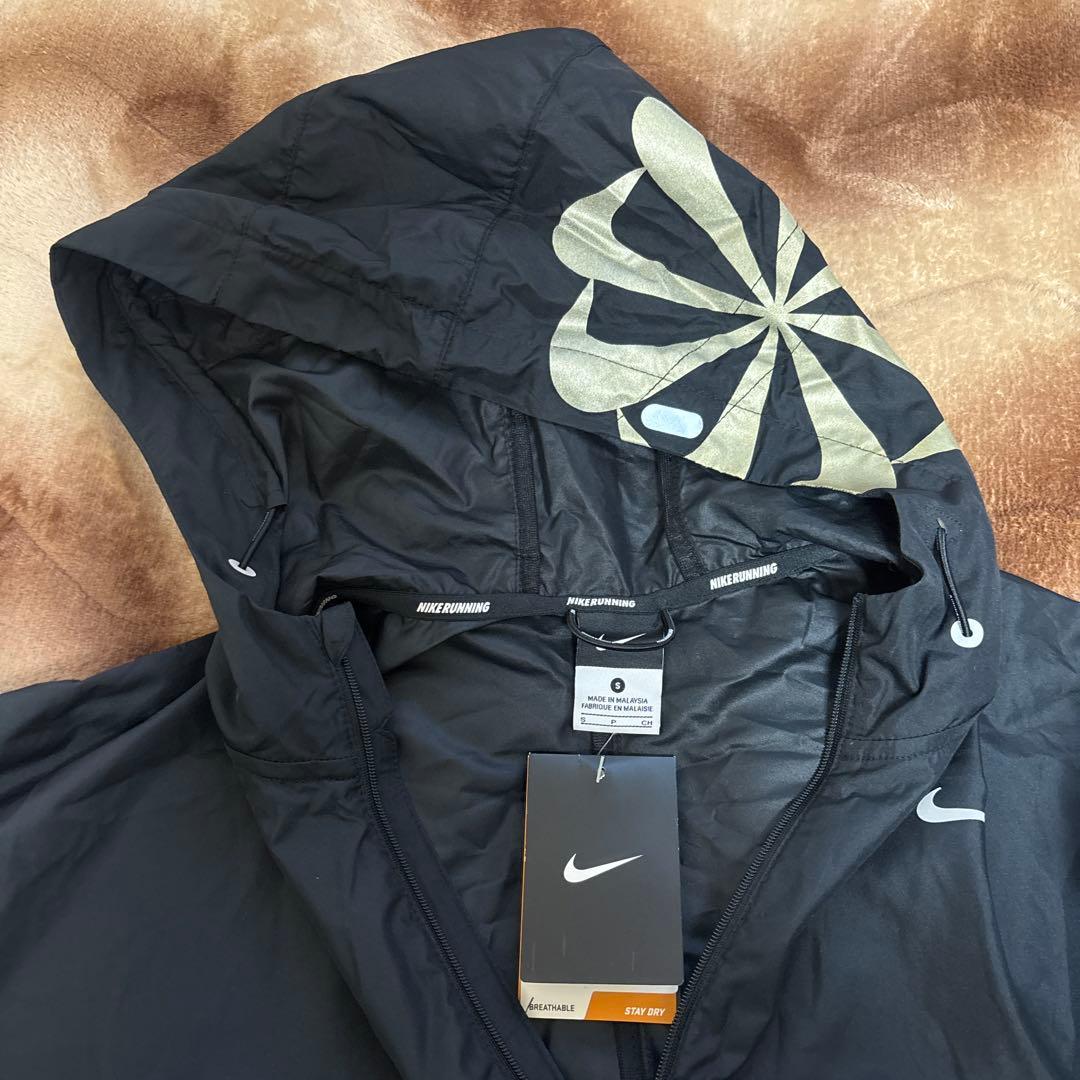 NIKE ナイロンジャケット 風車ロゴ リフレクター ウィンドブレーカー