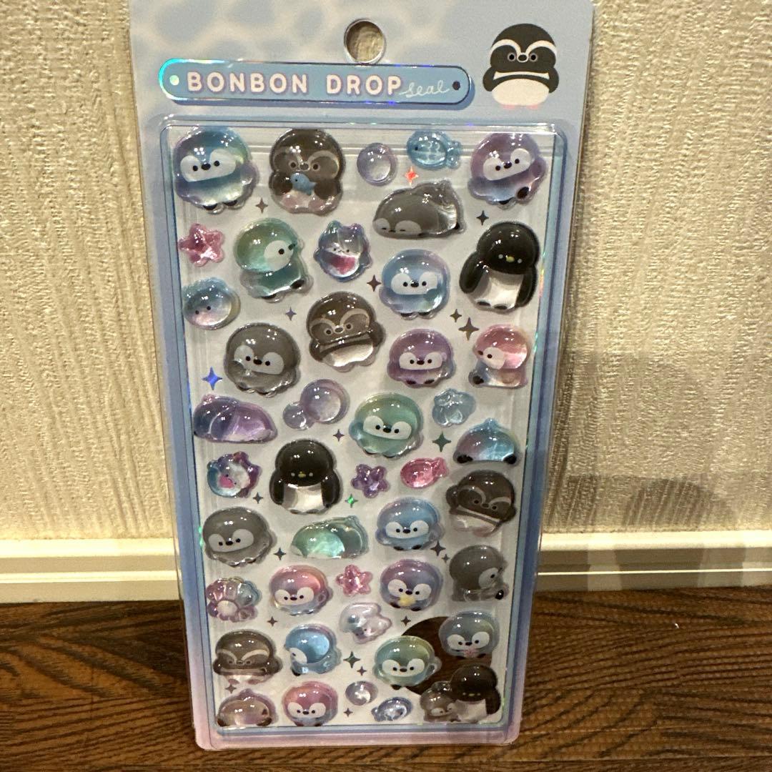 正規品！クーリアボンボンドロップシール 水族館シリーズ　コンプリート6種類