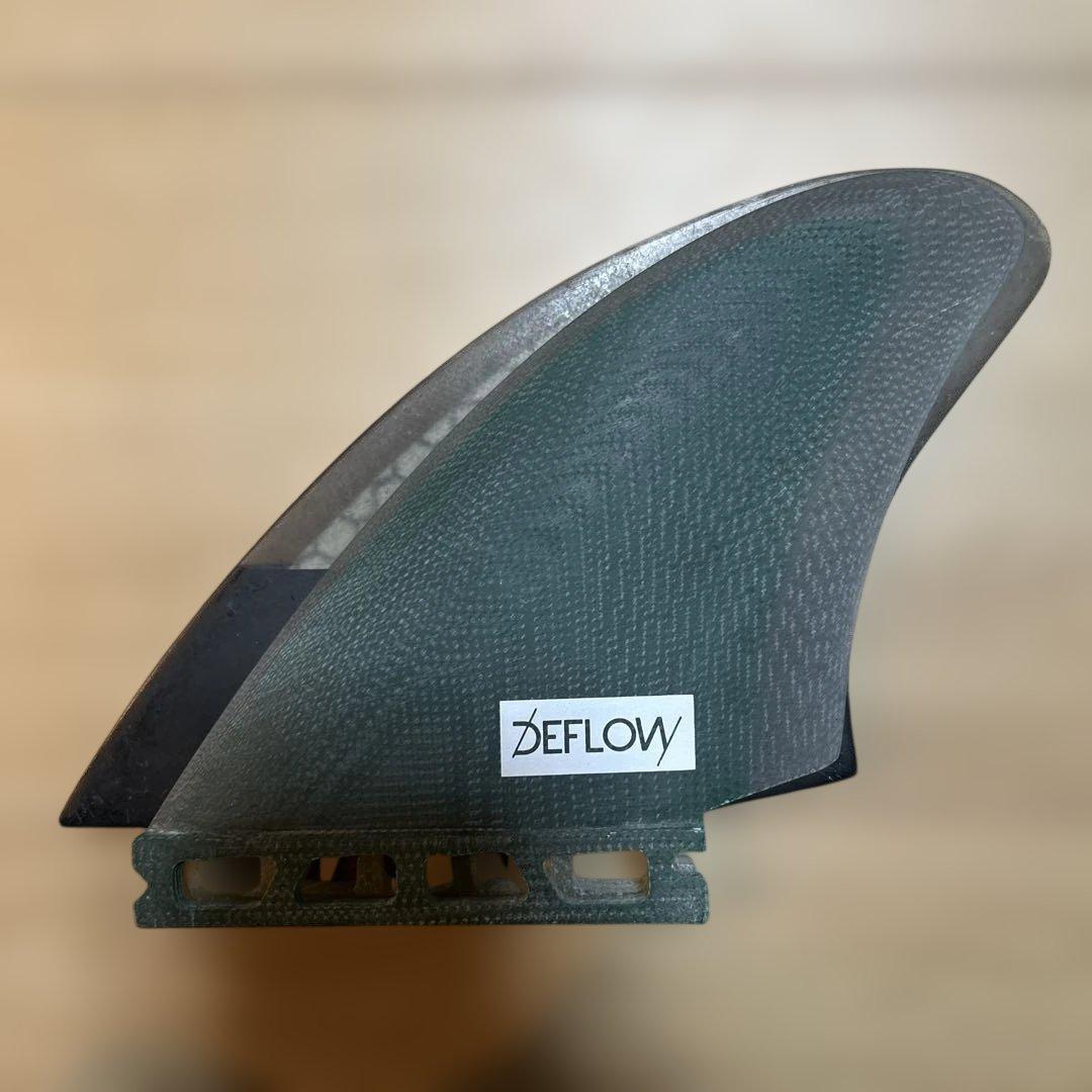 小さめツイン　美品　DEFLOW ツインフィン　キールフィン