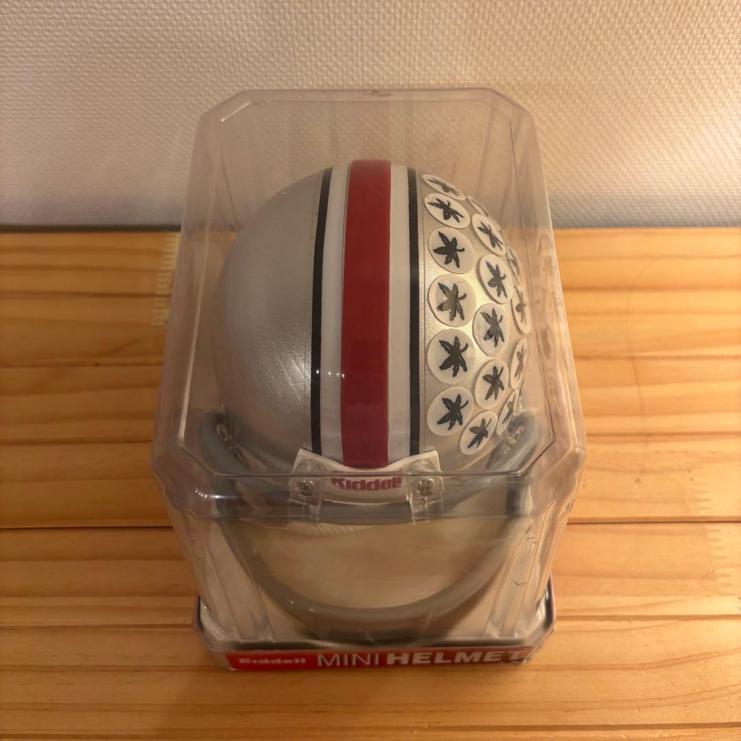 Riddell オハイオ州バックアイズ アメフト ミニフットボールヘルメット