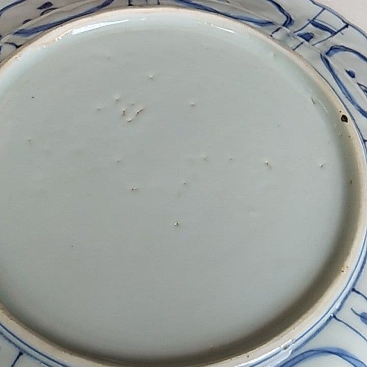 骨董　芙蓉手皿7寸　明