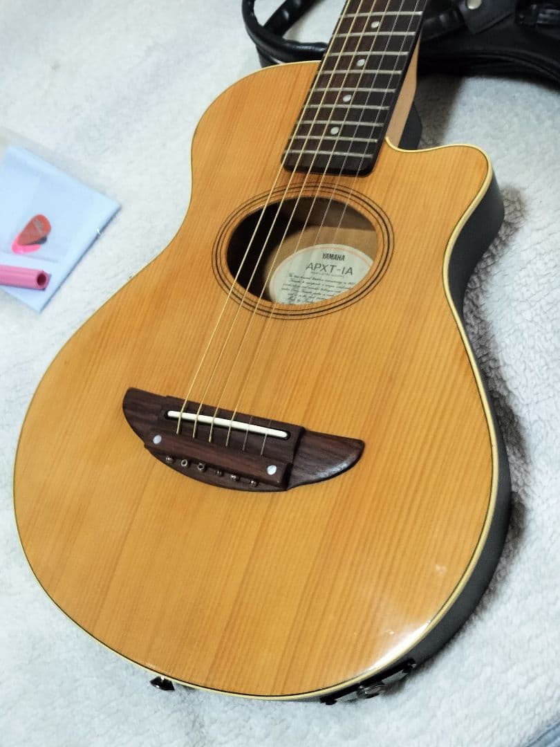 YAMAHA ヤマハ ミニ エレアコ APXT-1A ミニギター ケースオマケ