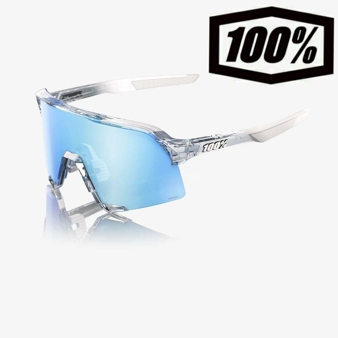 100% S3 クリア ブルー ワンハンドレッド サングラス