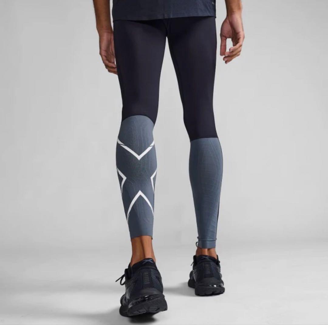 2XU タイツ ブラック グラデーションデザイン