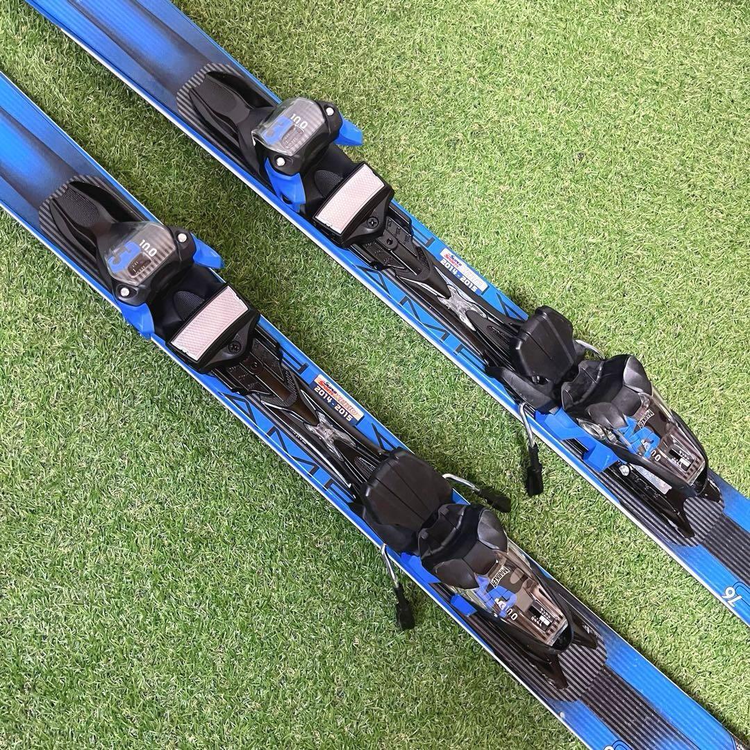 K2 AMP76 スキー板163cm 解放値3-10 ソール 258-360mm
