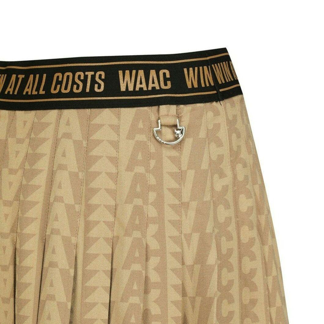WAAC WOMENS プリーツキュロットスカート/072324351