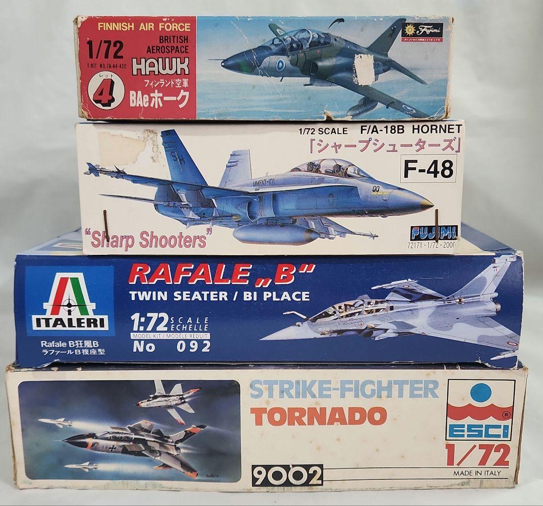 1/72 フジミ「F/A-18Bホーネット&ラファール等 ジェット機」4点セット