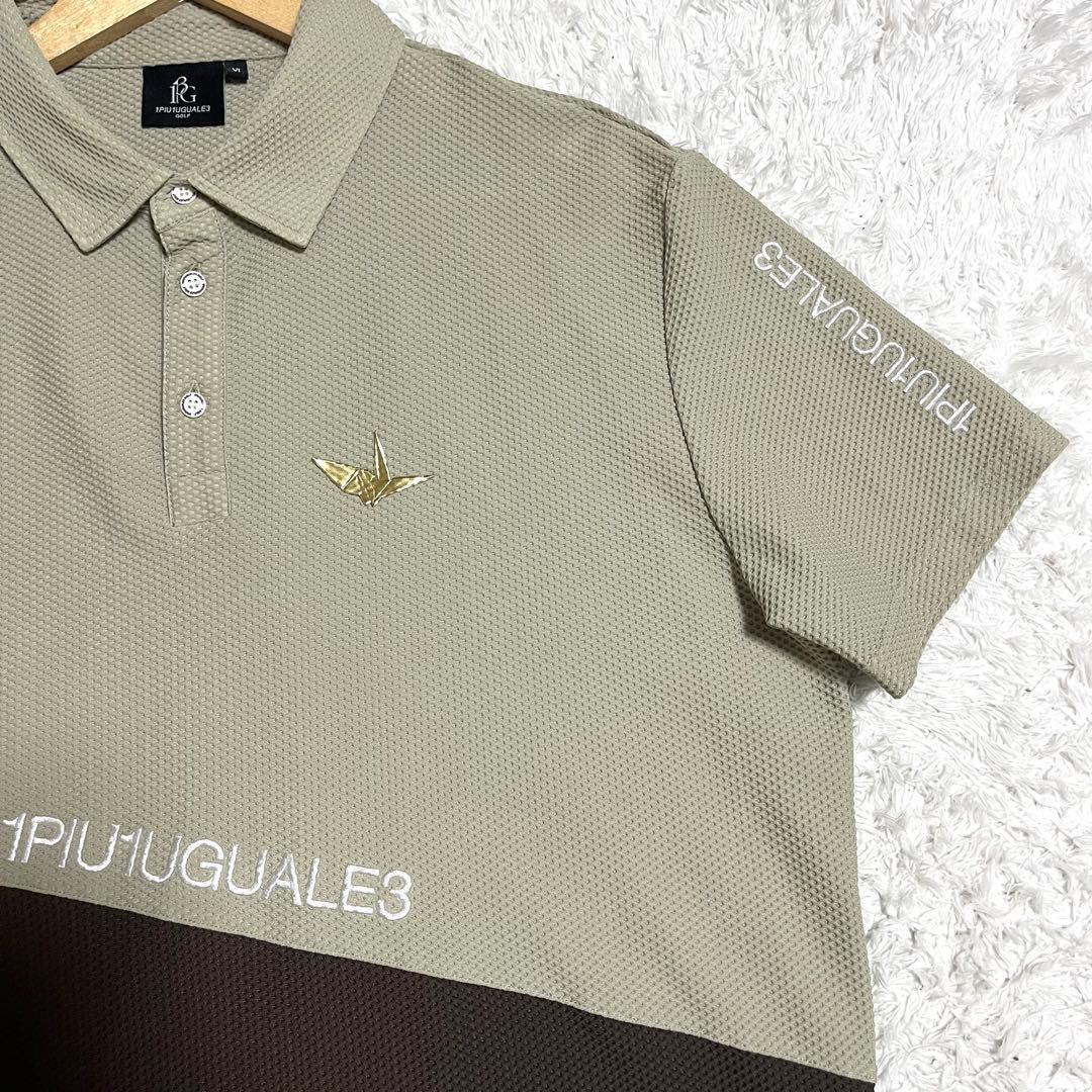 1PIU1UGUALE3 ウノピュウ 半袖 ポロシャツ VI XL ゴルフ