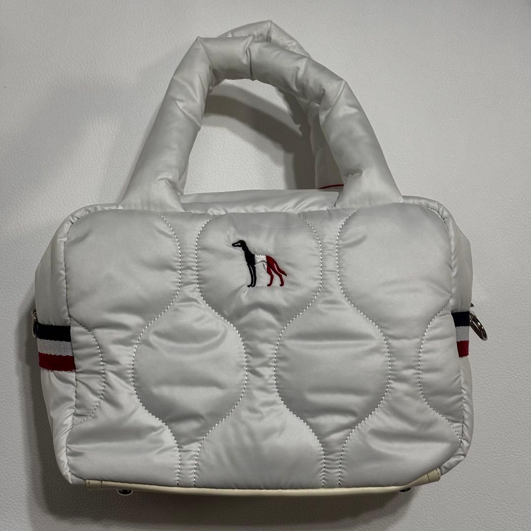 【新品】アダバット　ゴルフカートバック　キルティングカートバック　ホワイト